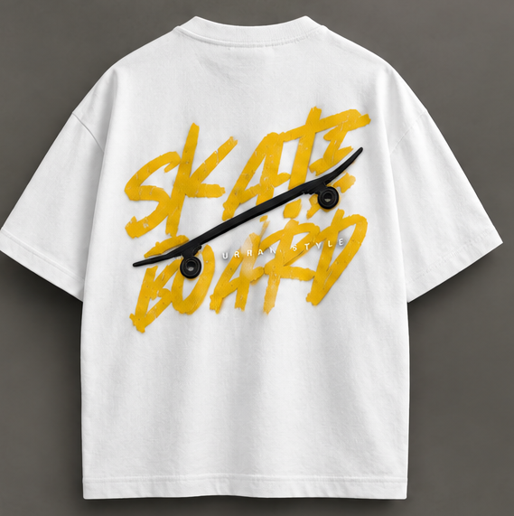 SKATE CULTURE — Oversized Streetwear Tee