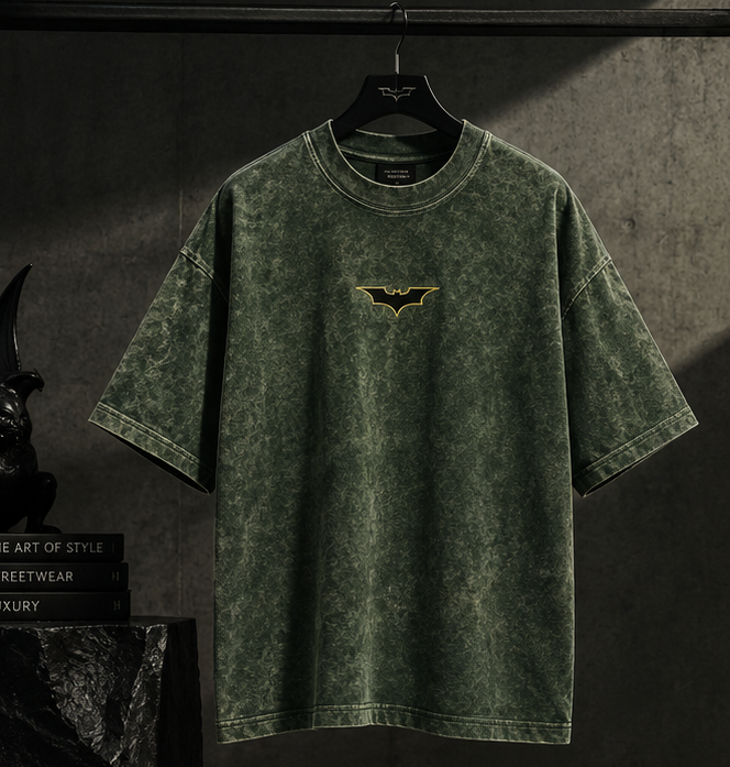 Batman Acid Wash Oversized T-Shirt