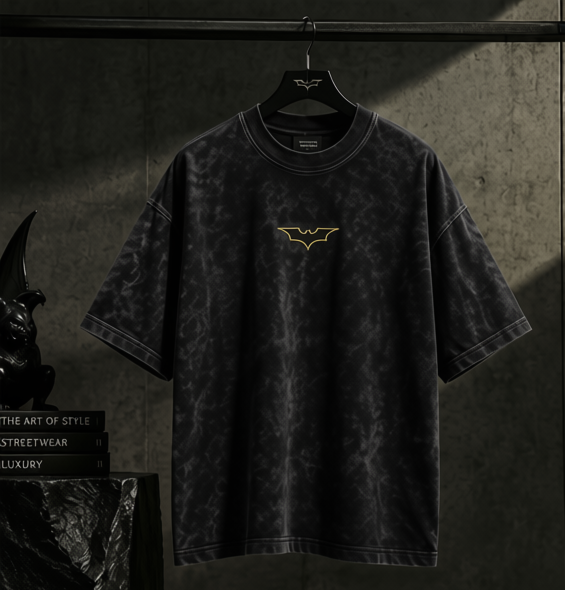 Batman Acid Wash Oversized T-Shirt