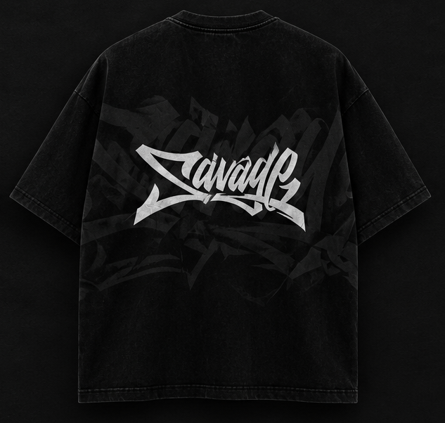 SAVAGE – Oversized Graphic T-Shirt