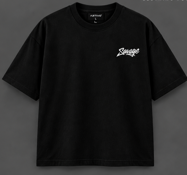 SAVAGE – Oversized Graphic T-Shirt