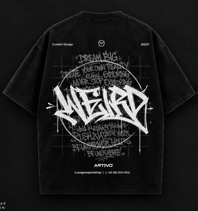 WEIRD – Oversized Graphic T-Shirt